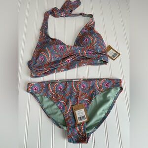 Boden Levanzo Halter Bikini Top US 10 Swim Women Classic Bottom NEW 711